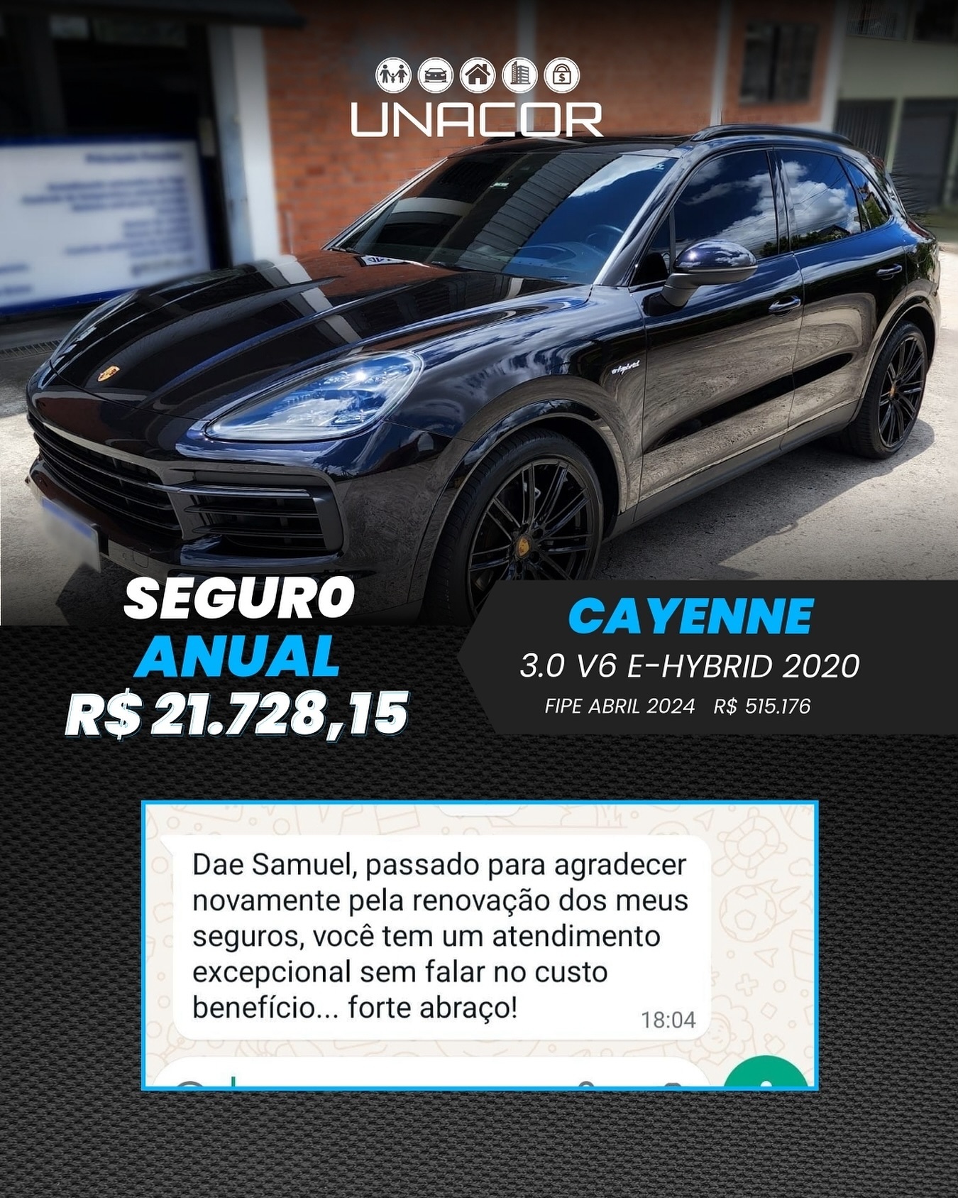 Publicação da Unacor Seguros